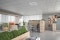The picture shows an office with an air conditioning solution built into the ceiling.