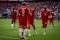The image shows FC Bayern players during the 2026 season in a game against 1. FC Köln