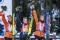 Das Bild zeigt drei Wintersportler aus dem Viessmann Team.