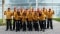 Das Bild zeigt das Biathlon-Team.
