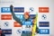 The image shows Philipp Nawrath waving infront of the ad wall.