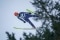 The Picture shows Adrian Tittel ski jumping.