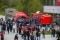 Das Bild zeigt einen Viessmann Truck auf dem Gelände des FC Bayern München