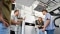 The image shows participants of an academy training course on the device