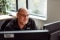 The picture shows a Viessmann Climate Solutions employee at work