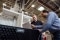 The image shows a dual student at work.