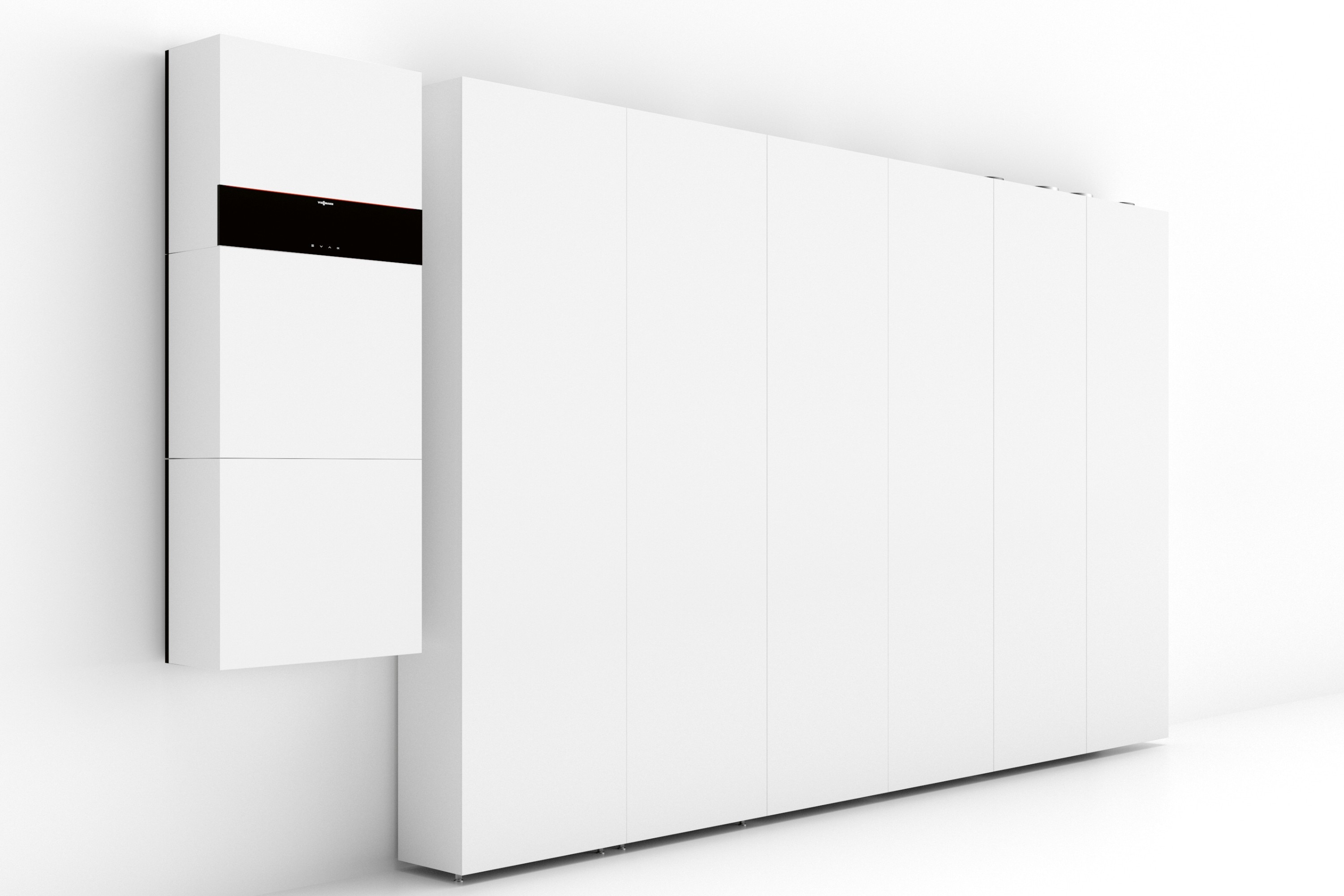 Slika prikazuje Viessmann nevidno rešitev