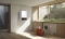 The image shows a utility room with a Vitodens.