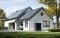 Das Bild zeigt Vitocal 250-A, Vitocharge, Vitovolt und Wallbox an einem Haus.