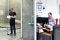 The picture shows two employees in the Technikum.