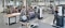 The picture shows two employees in the Technikum.