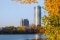 Das Bild zeigt den Skytower in Bukarest.